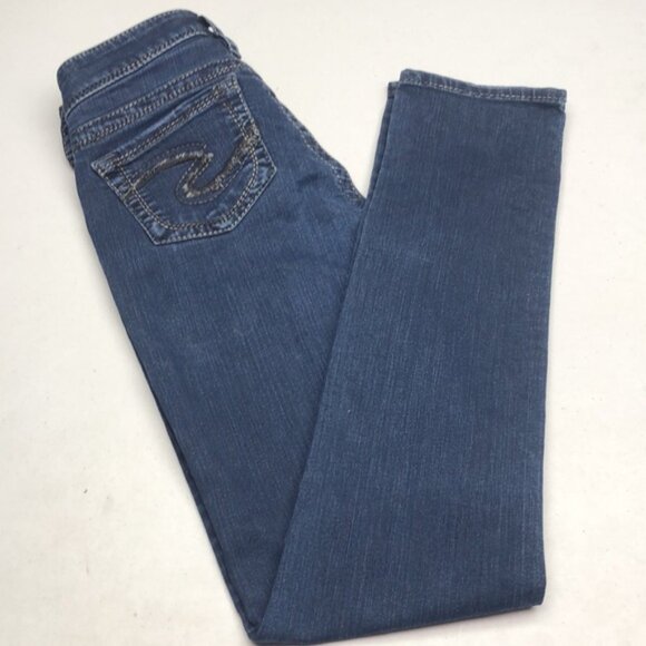 VINTAGE SILVER SUKI HIGH SKINNY JEANS 26x31 - Picture 3 of 13